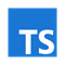 TypeScript programming language logo